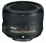 Nikon AF-S FX NIKKOR 50mm f/1.8G Lens with Auto Focus for Nikon DSLR Cameras