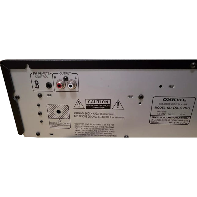 Onkyo 6-Disc CD Player DX-C206
