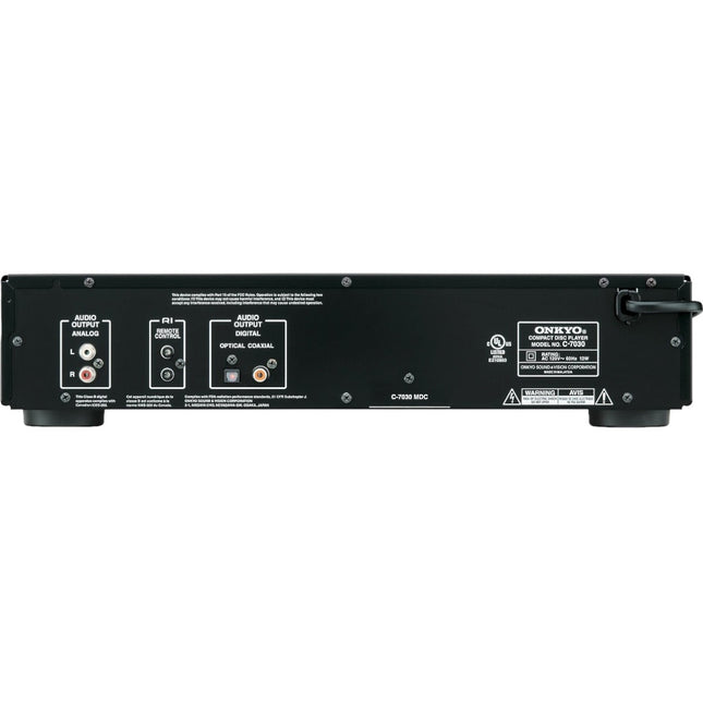 Onkyo C-7030 Single-disc CD player Back