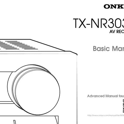 Onkyo Integra TX-NR3030 Basic Receiver Owners Instruction Manual