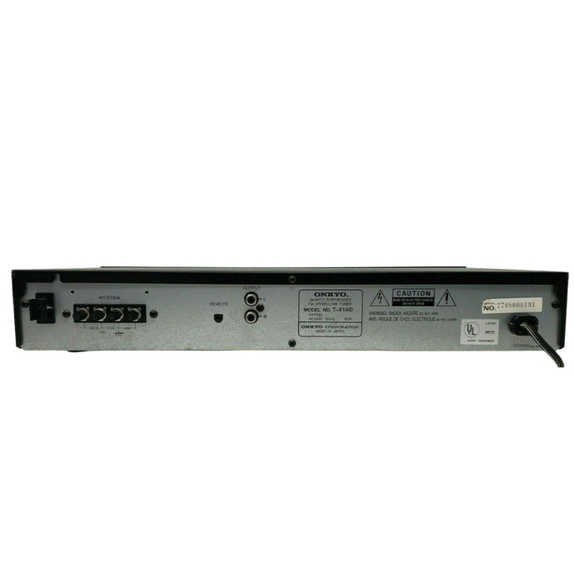 Onkyo T-4140 Quartz Synthesized Stereo FM/AM Tuner