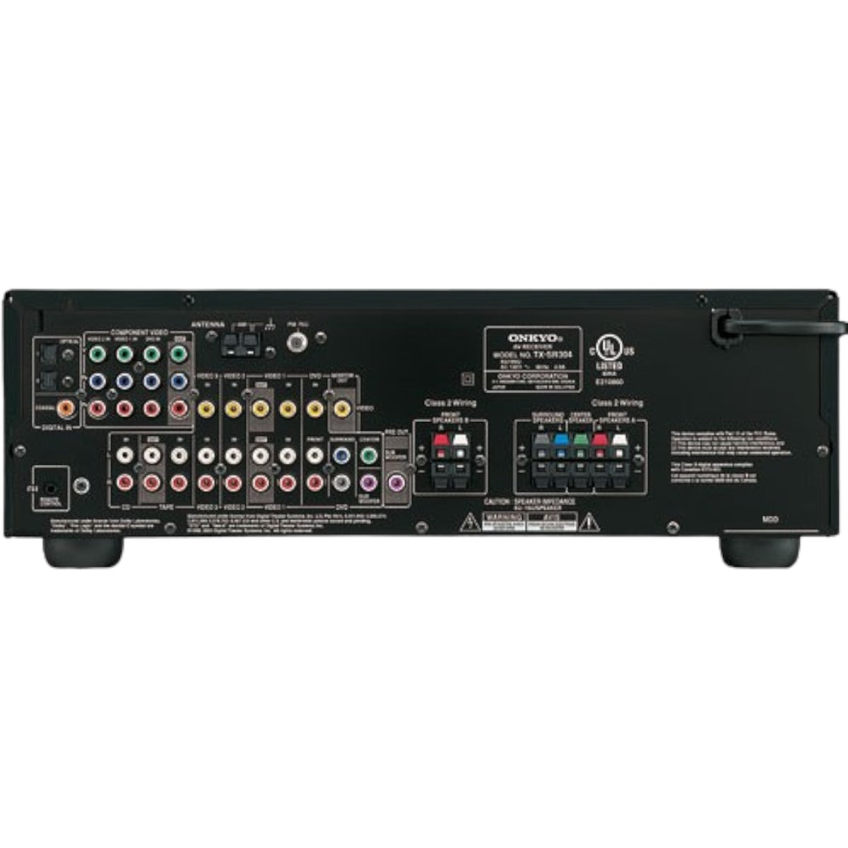 High quality MINT Onkyo TX-SR304 5.1 Channel Home Theater AV Receiver w/ Original Remote