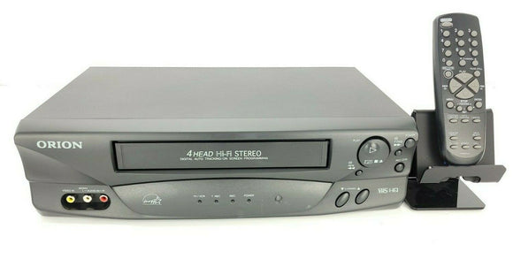 Orion VR5006 VCR VHS Player Cassette Recorder Hi-Fi 4 Head