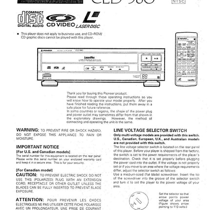 PIONEER CLD-980 Laser Disc Player Owners Instruction Manual