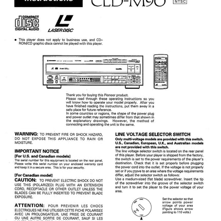 PIONEER CLD-M90 Laser Disc Player Owners Instruction Manual