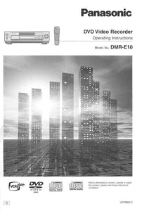 DMR-E10 DVD Recorder Owners Instruction Manual