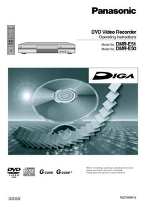 DMR-E50  DMR-E51 DVD Recorder Owners Instruction Manual