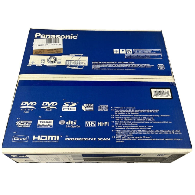 NEW Panasonic DMR-EZ48V DVD Recorder VCR Combo HDMI 1080p