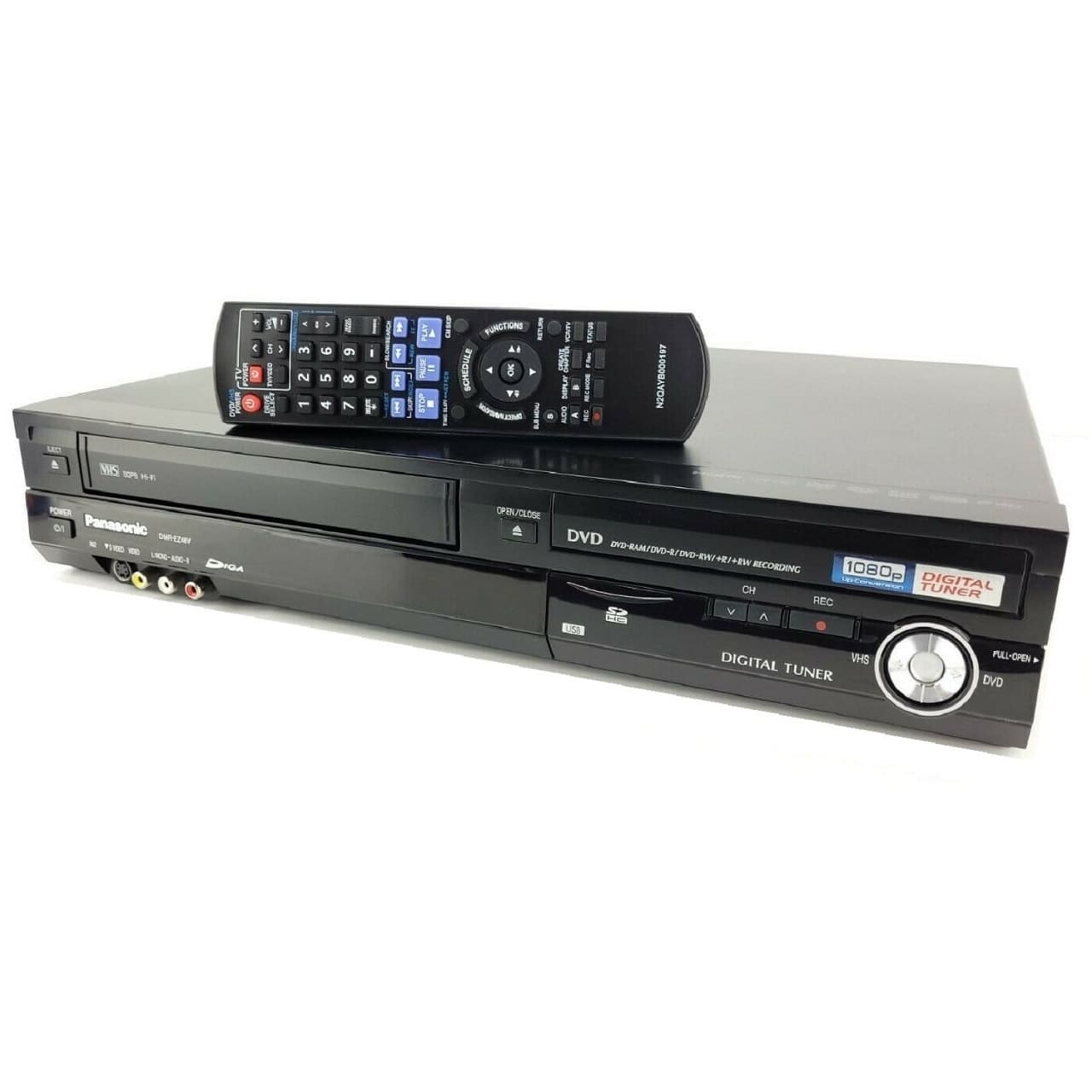 Panasonic DMR-EZ48V DVD Recorder VCR Combo HDMI – TekRevolt