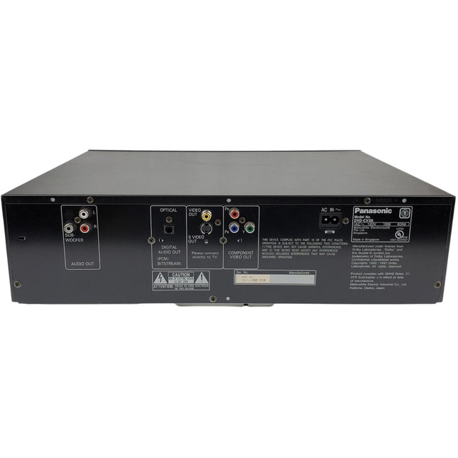 Panasonic DVD-CV36 5-Disc Carousel DVD/Video CD Player