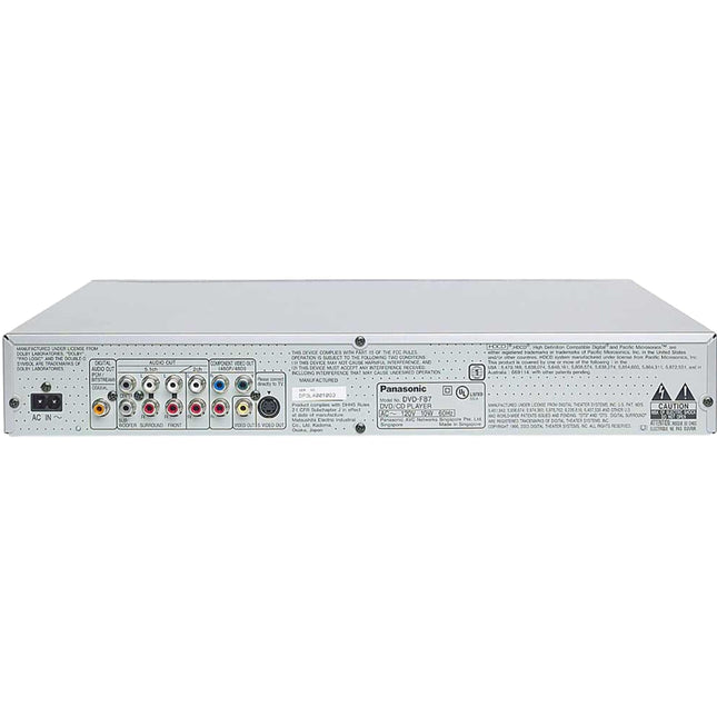 Panasonic DVD-F87 5 Disc DVD/CD Player