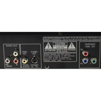 Panasonic DVD-RV30 DVD/CD Player Surround Sound (Black)