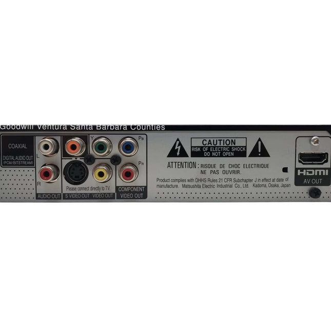 Panasonic DVD-S53 Progressive Scan HDMI DVD Player