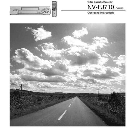 Panasonic NV-FJ710 VCR User Instruction Manual