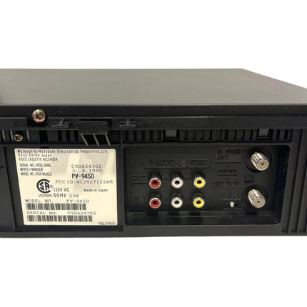 Panasonic PV-9450 Omnivision VCR - 4-Head HiFi Stereo VHS Player