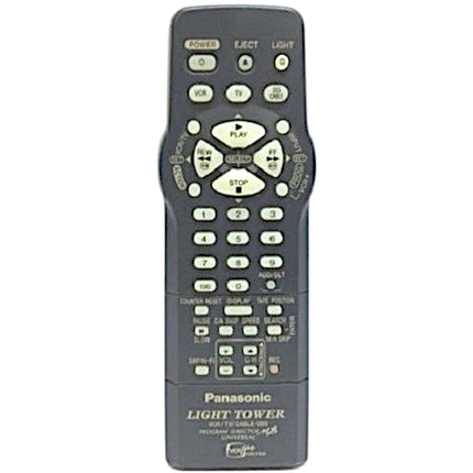 Panasonic light tower remote control on a white background