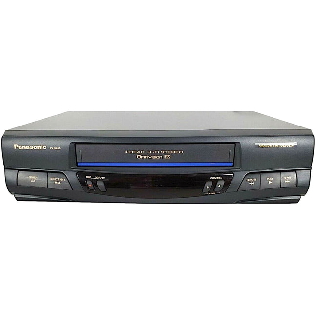 Panasonic VCR on a white background