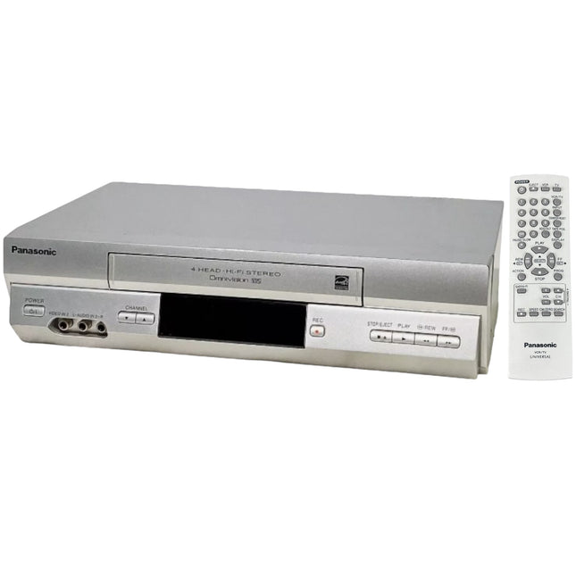 Panasonic PV-V4525S VCR 4-Head VHS Hi-Fi Stereo Silver