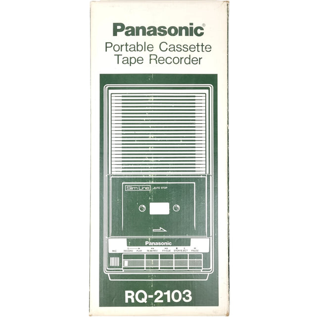 Panasonic Portable Cassette Tape Player Recorder RQ-2103