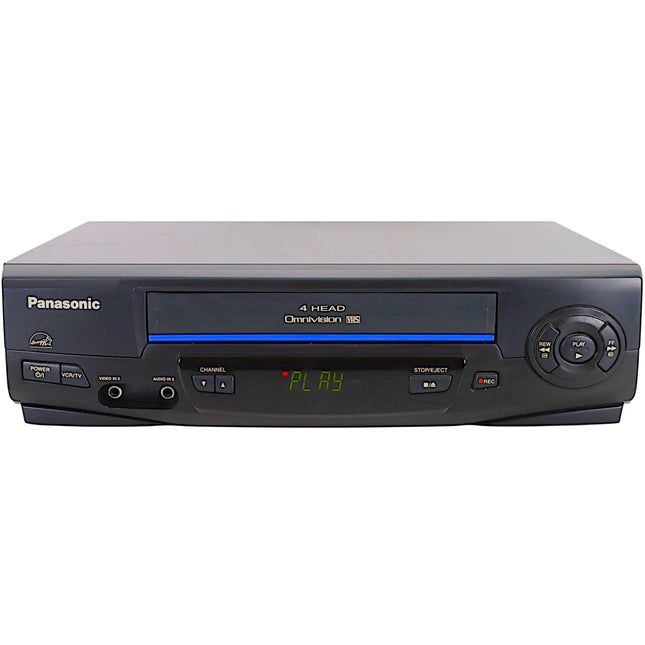 Panasonic PV-V402 VCR Omnivision Blue Line 4-Head VHS Player