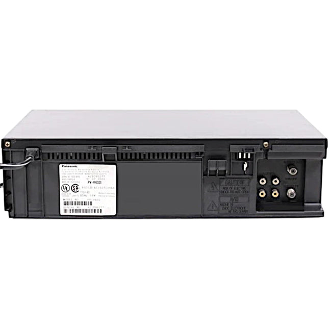 Panasonic PV-V4021 rear inputs
