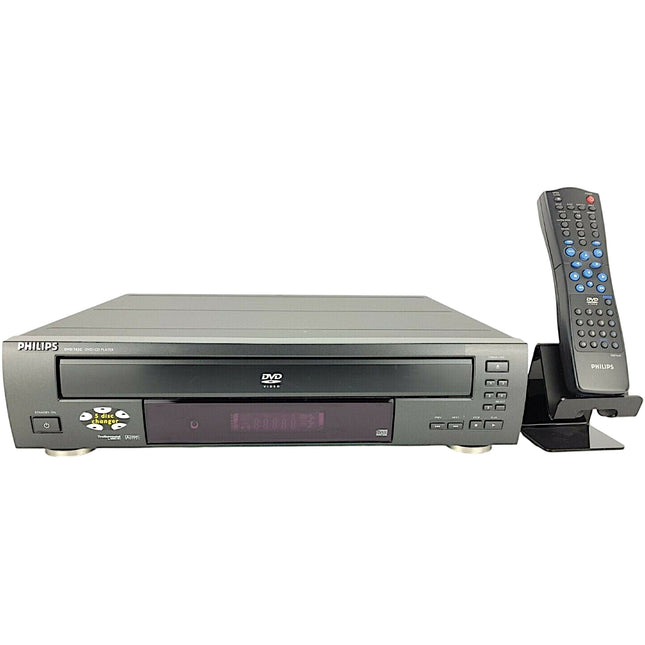 Philips DVD782CH Black 5 Disc Carousel DVD/CD Changer