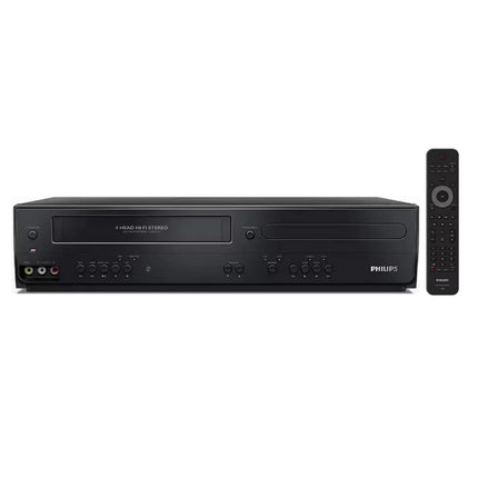 Philips DVP3355 DVD VHS Combo Player 4 Head HiFi Stereo VCR Black