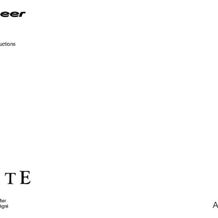 Pioneer A-20 Amplifier Owners Manual