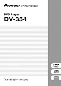 Pioneer DV-354 DVD Player Owners Manual