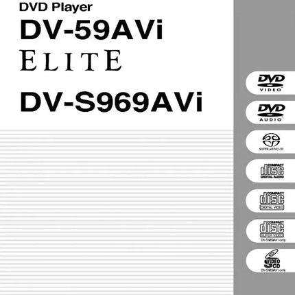 Pioneer DV-S969AVi DVD Player Owners Manual
