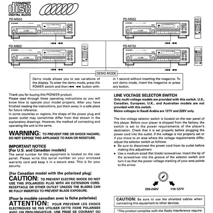 Pioneer PD-M552 CD Player Owners Manual.jpg