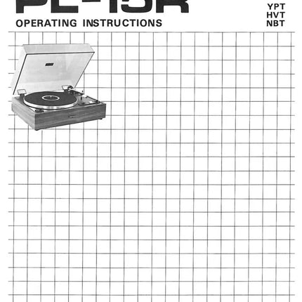 Pioneer PL-15R Turntable Owners Manual