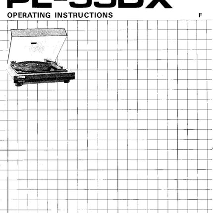Pioneer PL-55DX Turntable Owners Manual