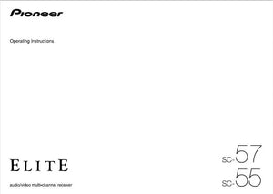 Pioneer SC-55 Receiver Owners Manual