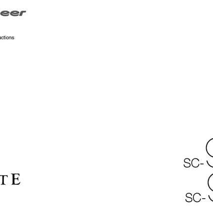 Pioneer SC-97 Receiver Owners Manual