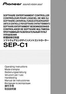 Pioneer SEPC-1 Receiver Owners Manual