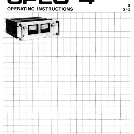 Pioneer SPEC 4 Receiver Owners Manual