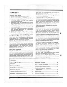 Pioneer SX-7730 Receiver Owners Manual