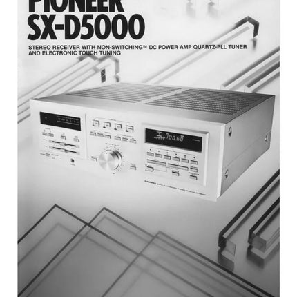 Pioneer SXD 5000 Receiver 8 page Brochure