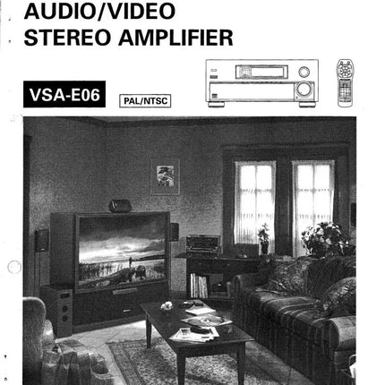 Pioneer VSA-E06 Receiver Owners Manual