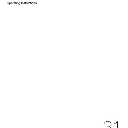 Pioneer VSX-31 Receiver Owners Manua