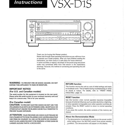 Pioneer VSX-D1S Receiver Owners Manual