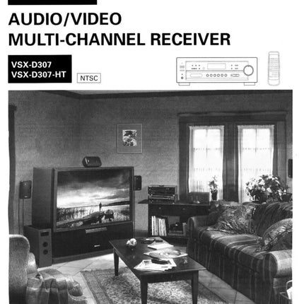 Pioneer VSX-D307 Receiver Owners Manual