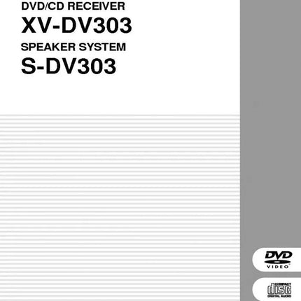Pioneer XV-DV303 Receiver Owners Manual