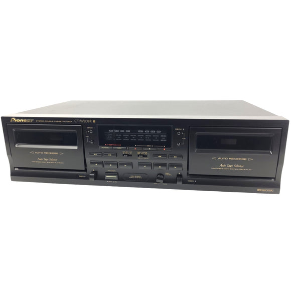 Pioneer CT-W208R Stereo Dual Cassette Deck