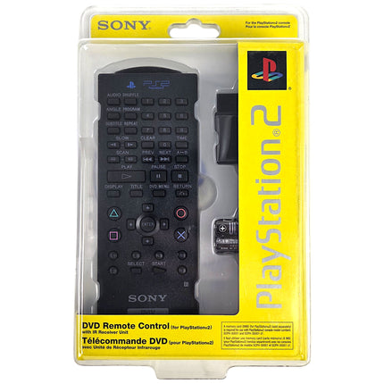 Sony PlayStation 2 DVD Remote Control with IR Receiver (New Factory Sealed)