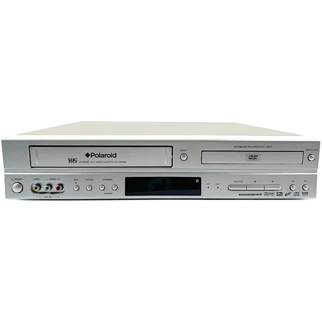 Polaroid DVC-2010 VCR DVD Combo - Hi-Fi 4 Head VHS Player with DVD
