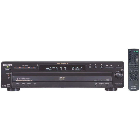 SONY DVP-NC600 5 Disc Carousel Multi CD/DVD/VCD Changer Player (Black)