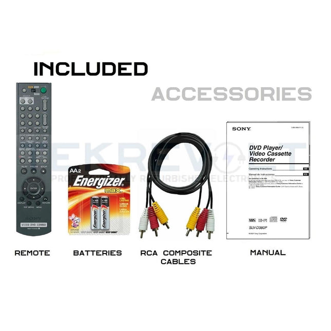 Sony SLV-D370P VCR DVD Combo Player ACCESSORIES