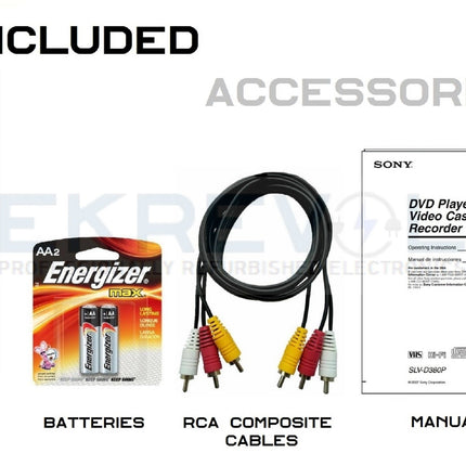 Sony SLV-D380P DVD Player Combo VCR Hi-Fi Stereo VHS Player